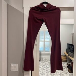 Lulu flare leggings size 8